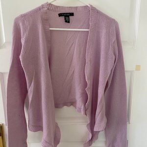 Women's lilac cardigan